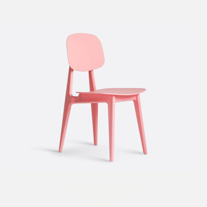 Modern Chair Dining Armless Open Back Chair for Kitchen with Plastic Legs Clearhalo 'Dining Chairs' 'Dining Tables & Seating' 'dining_chair' 'furn' 'furn_dining_chair' 'Furniture' 'furniture_dining_chair' 'Kitchen & Dining Furniture' 4891019