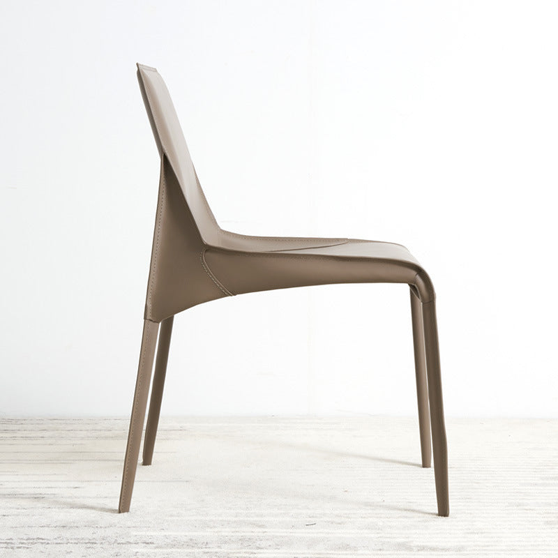 Modern Dining Chairs Armless Chairs for Kitchen with Metal Legs Clearhalo 'Dining Chairs' 'Dining Tables & Seating' 'dining_chair' 'furn' 'furn_dining_chair' 'Furniture' 'furniture_dining_chair' 'Kitchen & Dining Furniture' 4891041