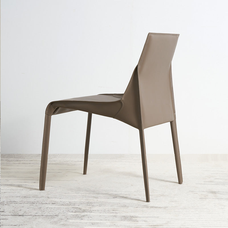 Modern Dining Chairs Armless Chairs for Kitchen with Metal Legs Clearhalo 'Dining Chairs' 'Dining Tables & Seating' 'dining_chair' 'furn' 'furn_dining_chair' 'Furniture' 'furniture_dining_chair' 'Kitchen & Dining Furniture' 4891043