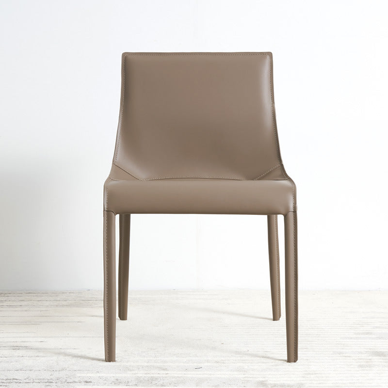 Modern Dining Chairs Armless Chairs for Kitchen with Metal Legs Clearhalo 'Dining Chairs' 'Dining Tables & Seating' 'dining_chair' 'furn' 'furn_dining_chair' 'Furniture' 'furniture_dining_chair' 'Kitchen & Dining Furniture' 4891044