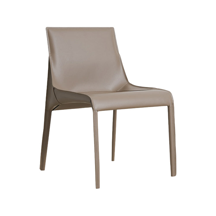 Modern Dining Chairs Armless Chairs for Kitchen with Metal Legs Clearhalo 'Dining Chairs' 'Dining Tables & Seating' 'dining_chair' 'furn' 'furn_dining_chair' 'Furniture' 'furniture_dining_chair' 'Kitchen & Dining Furniture' 4891046