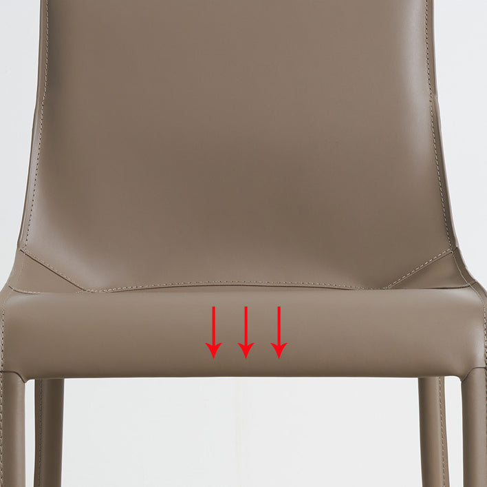 Modern Dining Chairs Armless Chairs for Kitchen with Metal Legs Clearhalo 'Dining Chairs' 'Dining Tables & Seating' 'dining_chair' 'furn' 'furn_dining_chair' 'Furniture' 'furniture_dining_chair' 'Kitchen & Dining Furniture' 4891052