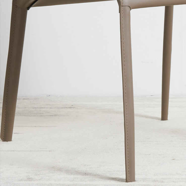 Modern Dining Chairs Armless Chairs for Kitchen with Metal Legs Clearhalo 'Dining Chairs' 'Dining Tables & Seating' 'dining_chair' 'furn' 'furn_dining_chair' 'Furniture' 'furniture_dining_chair' 'Kitchen & Dining Furniture' 4891054