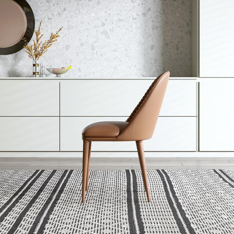 Modern Chairs Dining Armless Chairs for Kitchen with Metal Legs Clearhalo 'Dining Chairs' 'Dining Tables & Seating' 'dining_chair' 'furn' 'furn_dining_chair' 'Furniture' 'furniture_dining_chair' 'Kitchen & Dining Furniture' 4891161