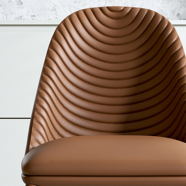 Modern Chairs Dining Armless Chairs for Kitchen with Metal Legs Clearhalo 'Dining Chairs' 'Dining Tables & Seating' 'dining_chair' 'furn' 'furn_dining_chair' 'Furniture' 'furniture_dining_chair' 'Kitchen & Dining Furniture' 4891165