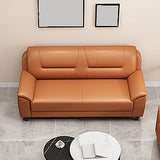 Standard Tight Back Sofa Set Faux Leather Pillow Top Arm Sofa Couch Clearhalo 'Furniture' 'furniture_sofas' 'Living Room Furniture' 'Sofa' 'sofas' 4895754