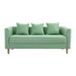 Linen Standard Square Arm Sofa Couch Contemporary Tight Back Sofa Set Mint Green Latex Clearhalo 'Furniture' 'furniture_sofas' 'Living Room Furniture' 'Sofa' 'sofas' 4895768