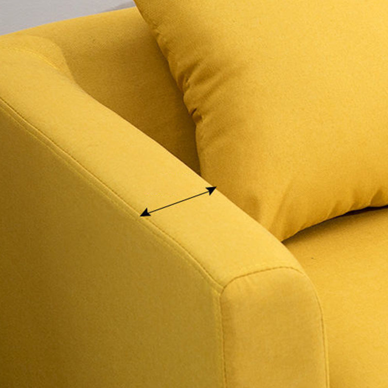 Linen Standard Square Arm Sofa Couch Contemporary Tight Back Sofa Set Clearhalo 'Furniture' 'furniture_sofas' 'Living Room Furniture' 'Sofa' 'sofas' 4895779