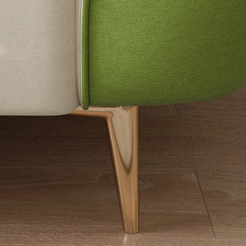 Scandinavian Beige Upholstery Sofa for Apartment and Living Room Clearhalo 'furn' 'furn_sofas' 'Furniture' 'furniture_sofas' 'Living Room Furniture' 'Sofa' 'sofas' 4895810