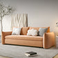 Scandinavian Pillow Back Sofa Bed with Square Arm for Apartment Orange Clearhalo 'furn' 'furn_sofas' 'Furniture' 'furniture_sofas' 'Living Room Furniture' 'Sofa' 'sofas' 4895858