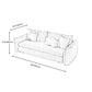 Scandinavian Pillow Back Sofa Bed with Square Arm for Apartment Clearhalo 'furn' 'furn_sofas' 'Furniture' 'furniture_sofas' 'Living Room Furniture' 'Sofa' 'sofas' 4895864