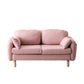 Scandinavian Loveseat with Two Pillow Back and Storage for Apartment Clearhalo 'Furniture' 'furniture_sofas' 'Living Room Furniture' 'Sofa' 'sofas' 4895910