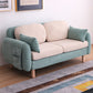 Scandinavian Loveseat with Two Pillow Back and Storage for Apartment White-Green Clearhalo 'Furniture' 'furniture_sofas' 'Living Room Furniture' 'Sofa' 'sofas' 4895922