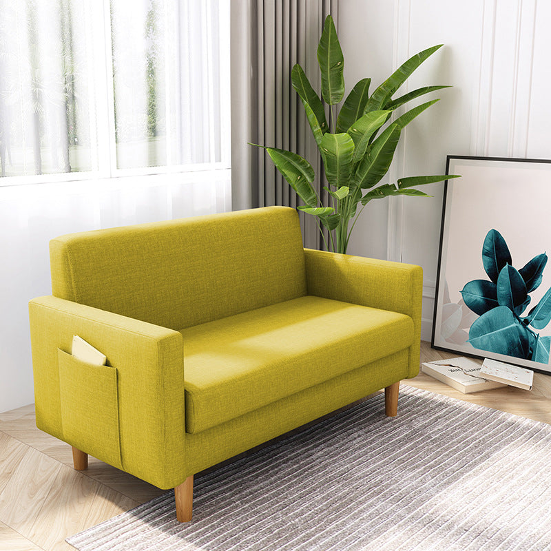Contemporary Tight Back Sofa with Storage for Living Room and Apartment Green Clearhalo 'Furniture' 'furniture_sofas' 'Living Room Furniture' 'Sofa' 'sofas' 4895955