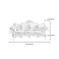 Contemporary Standard Rolled Arm Velvet Sofa Couch for Three People Clearhalo 'furn' 'furn_sofas' 'Furniture' 'furniture_sofas' 'Living Room Furniture' 'Sofa' 'sofas' 4895995