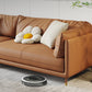 Contemporary Loose Back Standard Pillow Top Arm Faux Leather Seating Clearhalo 'furn' 'furn_sofas' 'Furniture' 'furniture_sofas' 'Living Room Furniture' 'Sofa' 'sofas' 4896005