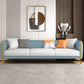 Contemporary Tight Back 4-seater Sofa with Hair Pin Legs for Apartment White-Green Clearhalo 'furn' 'furn_sofas' 'Furniture' 'furniture_sofas' 'Living Room Furniture' 'Sofa' 'sofas' 4896028