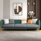 Contemporary Tight Back 4-seater Sofa with Hair Pin Legs for Apartment Dark Green Clearhalo 'furn' 'furn_sofas' 'Furniture' 'furniture_sofas' 'Living Room Furniture' 'Sofa' 'sofas' 4896033