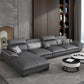 Pillow Top Arm Pillowed Back Cushions Sofa 4-Seater Sectional Sofa with Chaise Light Grey Clearhalo 'furn' 'furn_sectionals' 'Furniture' 'furniture_sectionals' 'Living Room Furniture' 'Sectionals' 4896121