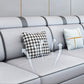 L-shape Sofa Faux Leather/Linen Sectionals with Reversible Chaise and Storage Clearhalo 'furn' 'furn_sectionals' 'Furniture' 'furniture_sectionals' 'Living Room Furniture' 'Sectionals' 4896158