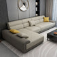 Scandinavian Modular Sectional Left Hand Facing Sofa for Apartment Beige Linen Blend Clearhalo 'furn' 'furn_sectionals' 'Furniture' 'furniture_sectionals' 'Living Room Furniture' 'Sectionals' 4896256