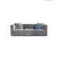 Velvet One Arm Sectional Sofa 27.56"High Tight Back Sofa for Living Room 106"L x 35"W x 28"H Horizontal Clearhalo 'furn' 'furn_sectionals' 'Furniture' 'furniture_sectionals' 'Living Room Furniture' 'Sectionals' 4896277