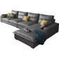 Modern Sofa Right Facing L-Shape Sectionals with Chaise for Living Room Grey Latex Clearhalo 'furn' 'furn_sectionals' 'Furniture' 'furniture_sectionals' 'Living Room Furniture' 'Sectionals' 4896400