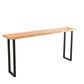 PIne Wood Bar Dining Table Modern Bar Table with Sled Base for Milk Tea Shop Kitchen Clearhalo 'Bar Furniture' 'Bar Tables' 'bar_tables' 'furn' 'furn_bar_tables' 'Furniture' 'furniture_bar_tables' 'Kitchen & Dining Furniture' 4898794