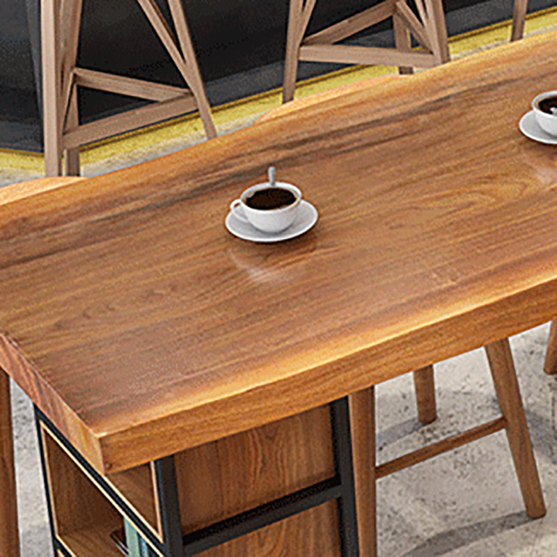 Rectangle Wood Bar Table Contemporary Bar Table with Sled Base Clearhalo 'Bar Furniture' 'Bar Tables' 'bar_tables' 'furn' 'furn_bar_tables' 'Furniture' 'furniture_bar_tables' 'Kitchen & Dining Furniture' 4898911