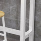 Contemporary Bar Dining Table Rectangle Bar Table with Trestle Base Clearhalo 'Bar Furniture' 'Bar Tables' 'bar_tables' 'furn' 'furn_bar_tables' 'Furniture' 'furniture_bar_tables' 'Kitchen & Dining Furniture' 4898946