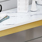 Contemporary Bar Dining Table Rectangle Bar Table with Trestle Base Clearhalo 'Bar Furniture' 'Bar Tables' 'bar_tables' 'furn' 'furn_bar_tables' 'Furniture' 'furniture_bar_tables' 'Kitchen & Dining Furniture' 4898948