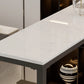 Rectangle Bar Dining Table Modern Bar Dining Table with Trestle Base in Black Clearhalo 'Bar Furniture' 'Bar Tables' 'bar_tables' 'furn' 'furn_bar_tables' 'Furniture' 'furniture_bar_tables' 'Kitchen & Dining Furniture' 4898965
