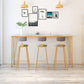 Stone Bar Dining Table Traditional Luxury Rectangle Bar Table with 4 Legs 63"L x 15.7"W x 41.3"H Without Chairs Clearhalo 'Bar Furniture' 'Bar Tables' 'bar_tables' 'furn' 'furn_bar_tables' 'Furniture' 'furniture_bar_tables' 'Kitchen & Dining Furniture' 4899095