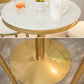 Glam Style Bar Table Artificial Marble Pub Table for Living Room Clearhalo 'Bar Furniture' 'Bar Tables' 'bar_tables' 'furn' 'furn_bar_tables' 'Furniture' 'furniture_bar_tables' 'Kitchen & Dining Furniture' 4899169