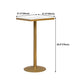 Glam Style Bar Table Artificial Marble Pub Table for Living Room Clearhalo 'Bar Furniture' 'Bar Tables' 'bar_tables' 'furn' 'furn_bar_tables' 'Furniture' 'furniture_bar_tables' 'Kitchen & Dining Furniture' 4899178