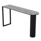 Nordic Bar Table 42-inch Height Metal Base Bistro Table for Dining Room Black Gray Clearhalo 'Bar Furniture' 'Bar Tables' 'bar_tables' 'furn' 'furn_bar_tables' 'Furniture' 'furniture_bar_tables' 'Kitchen & Dining Furniture' 4899216