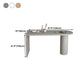 Industrial Style Wood Top Counter Table 42-inch Height Table for Living Room Clearhalo 'Bar Furniture' 'Bar Tables' 'bar_tables' 'furn' 'furn_bar_tables' 'Furniture' 'furniture_bar_tables' 'Kitchen & Dining Furniture' 4899240