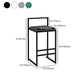 Contemporary Matte Finish Velvet Bar Stool Jewelry Shop Footrest Stool Clearhalo 'Bar Furniture' 'Bar Stools' 'bar_stools' 'Furniture' 'furniture_bar_stools' 'Kitchen & Dining Furniture' 4899365