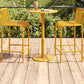 Modern Armless Backrest Counter Stool Iron Courtyard Bar Stool with Seat and Pedal Clearhalo 'Bar Furniture' 'Bar Stools' 'bar_stools' 'furn' 'furn_bar_stools' 'Furniture' 'furniture_bar_stools' 'Kitchen & Dining Furniture' 4899367