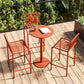 Modern Armless Backrest Counter Stool Iron Courtyard Bar Stool with Seat and Pedal Clearhalo 'Bar Furniture' 'Bar Stools' 'bar_stools' 'furn' 'furn_bar_stools' 'Furniture' 'furniture_bar_stools' 'Kitchen & Dining Furniture' 4899371