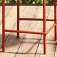 Modern Armless Backrest Counter Stool Iron Courtyard Bar Stool with Seat and Pedal Clearhalo 'Bar Furniture' 'Bar Stools' 'bar_stools' 'furn' 'furn_bar_stools' 'Furniture' 'furniture_bar_stools' 'Kitchen & Dining Furniture' 4899374