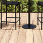Modern Armless Backrest Counter Stool Iron Courtyard Bar Stool with Seat and Pedal Clearhalo 'Bar Furniture' 'Bar Stools' 'bar_stools' 'furn' 'furn_bar_stools' 'Furniture' 'furniture_bar_stools' 'Kitchen & Dining Furniture' 4899380