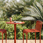 Modern Armless Backrest Counter Stool Iron Courtyard Bar Stool with Seat and Pedal Clearhalo 'Bar Furniture' 'Bar Stools' 'bar_stools' 'furn' 'furn_bar_stools' 'Furniture' 'furniture_bar_stools' 'Kitchen & Dining Furniture' 4899381