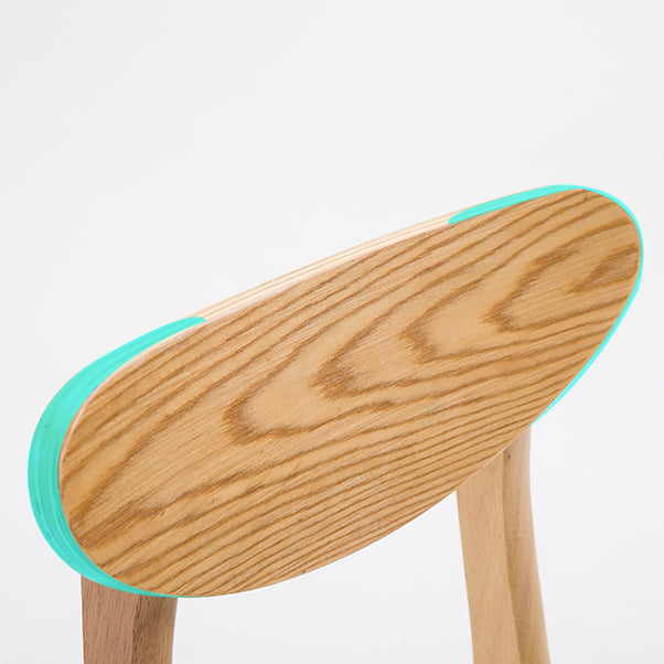 Scandinavian Oak Wood Home Stool Matte Finish Upholstered Bar Stools Clearhalo 'Bar Furniture' 'Bar Stools' 'bar_stools' 'furn' 'furn_bar_stools' 'Furniture' 'furniture_bar_stools' 'Kitchen & Dining Furniture' 4899399