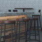 Industrial Armless Backless Counter Stool Iron Cashier Bar Stool with Seat and Pedal Clearhalo 'Bar Furniture' 'Bar Stools' 'bar_stools' 'furn' 'furn_bar_stools' 'Furniture' 'furniture_bar_stools' 'Kitchen & Dining Furniture' 4899437