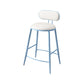 Scandinavian Footrest Milk Tea Shop Stool Matte Finish Iron Bar Stool Clearhalo 'Bar Furniture' 'Bar Stools' 'bar_stools' 'furn' 'furn_bar_stools' 'Furniture' 'furniture_bar_stools' 'Kitchen & Dining Furniture' 4899548