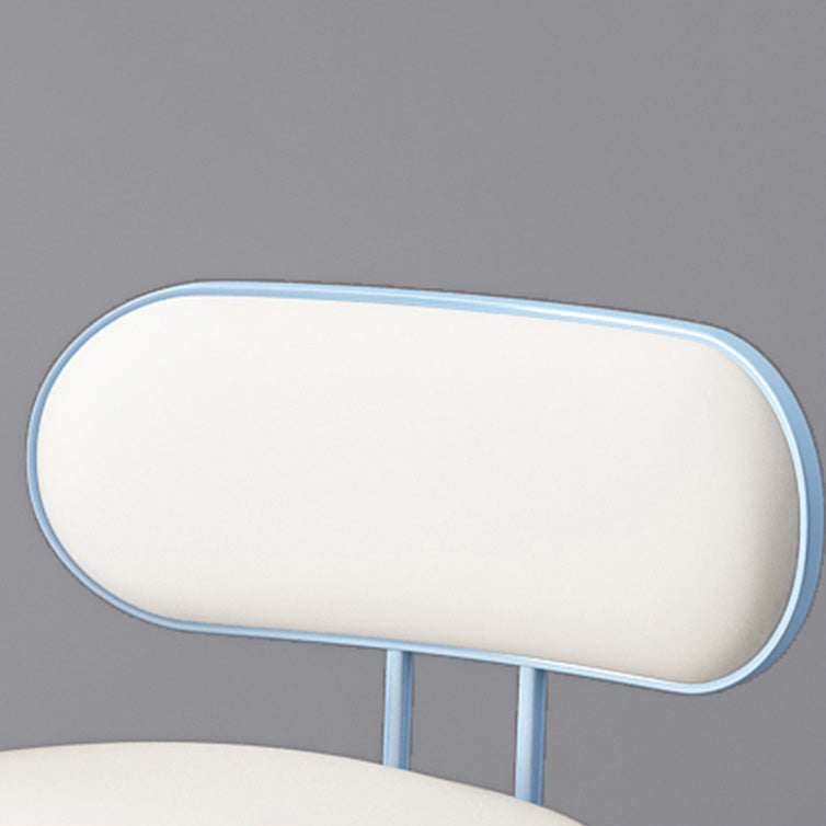 Scandinavian Footrest Milk Tea Shop Stool Matte Finish Iron Bar Stool Clearhalo 'Bar Furniture' 'Bar Stools' 'bar_stools' 'furn' 'furn_bar_stools' 'Furniture' 'furniture_bar_stools' 'Kitchen & Dining Furniture' 4899551