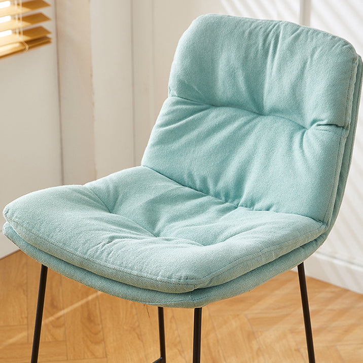 Scandinavian Coffee Shop Footrest Stool Matte Finish PU Leather Barstool Clearhalo 'Bar Furniture' 'Bar Stools' 'bar_stools' 'furn' 'furn_bar_stools' 'Furniture' 'furniture_bar_stools' 'Kitchen & Dining Furniture' 4899576