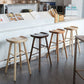 Contemporary Solid Wood Home Stool Matte Finish Footrest Barstool Clearhalo 'Bar Furniture' 'Bar Stools' 'bar_stools' 'Furniture' 'furniture_bar_stools' 'Kitchen & Dining Furniture' 4899638