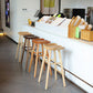 Contemporary Solid Wood Home Stool Matte Finish Footrest Barstool Clearhalo 'Bar Furniture' 'Bar Stools' 'bar_stools' 'Furniture' 'furniture_bar_stools' 'Kitchen & Dining Furniture' 4899640